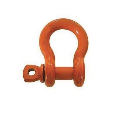 CM Super Strong Anchor Shackle, 3 Ton Load, 12 In, 063 In Screw Pin, SelfColored M650